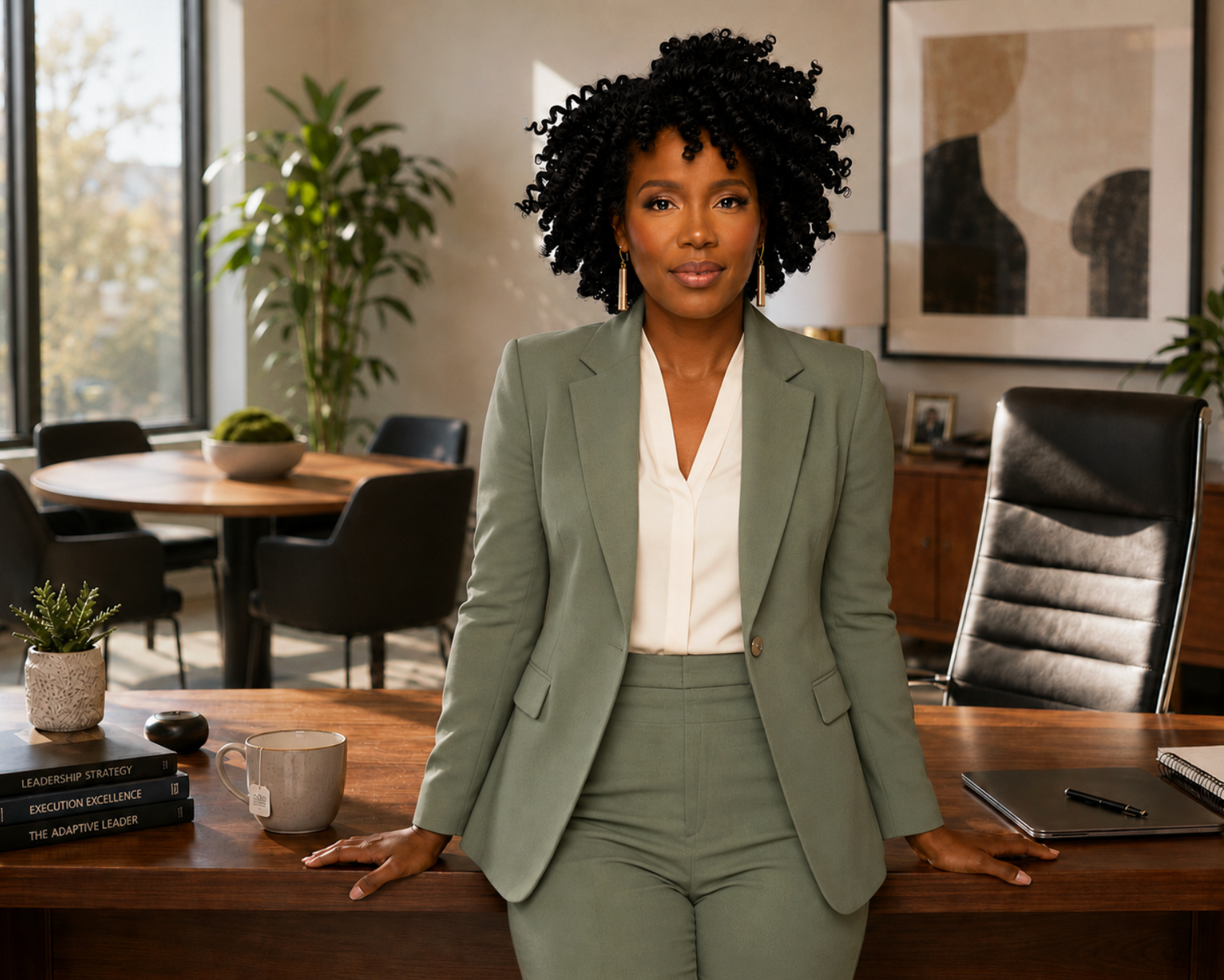 Leader in a professional setting